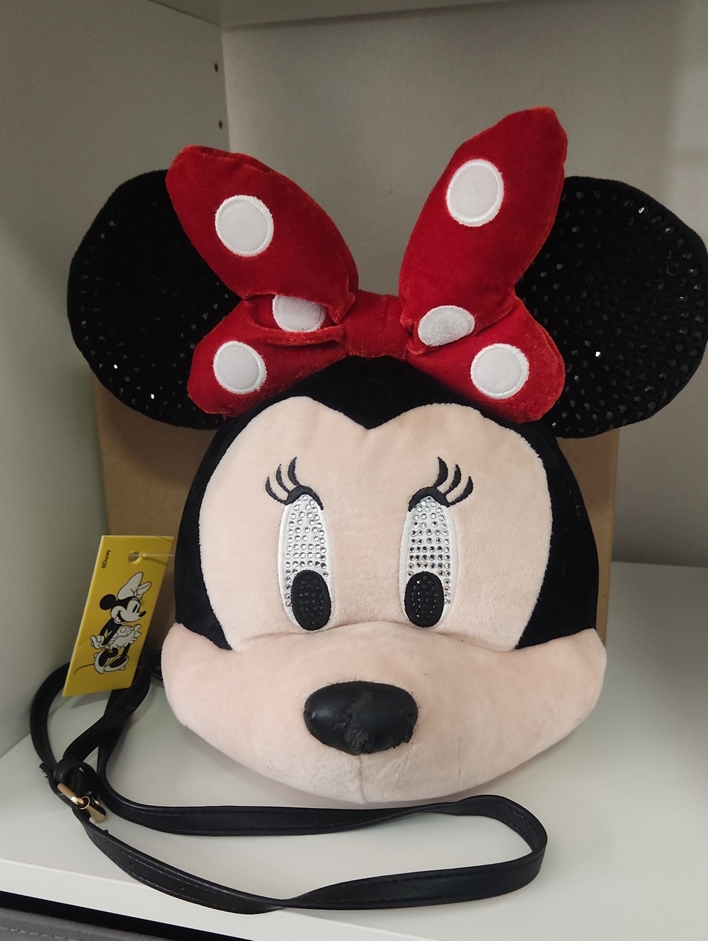 Disney x ALDO Minnie Plush Crossbody Bag